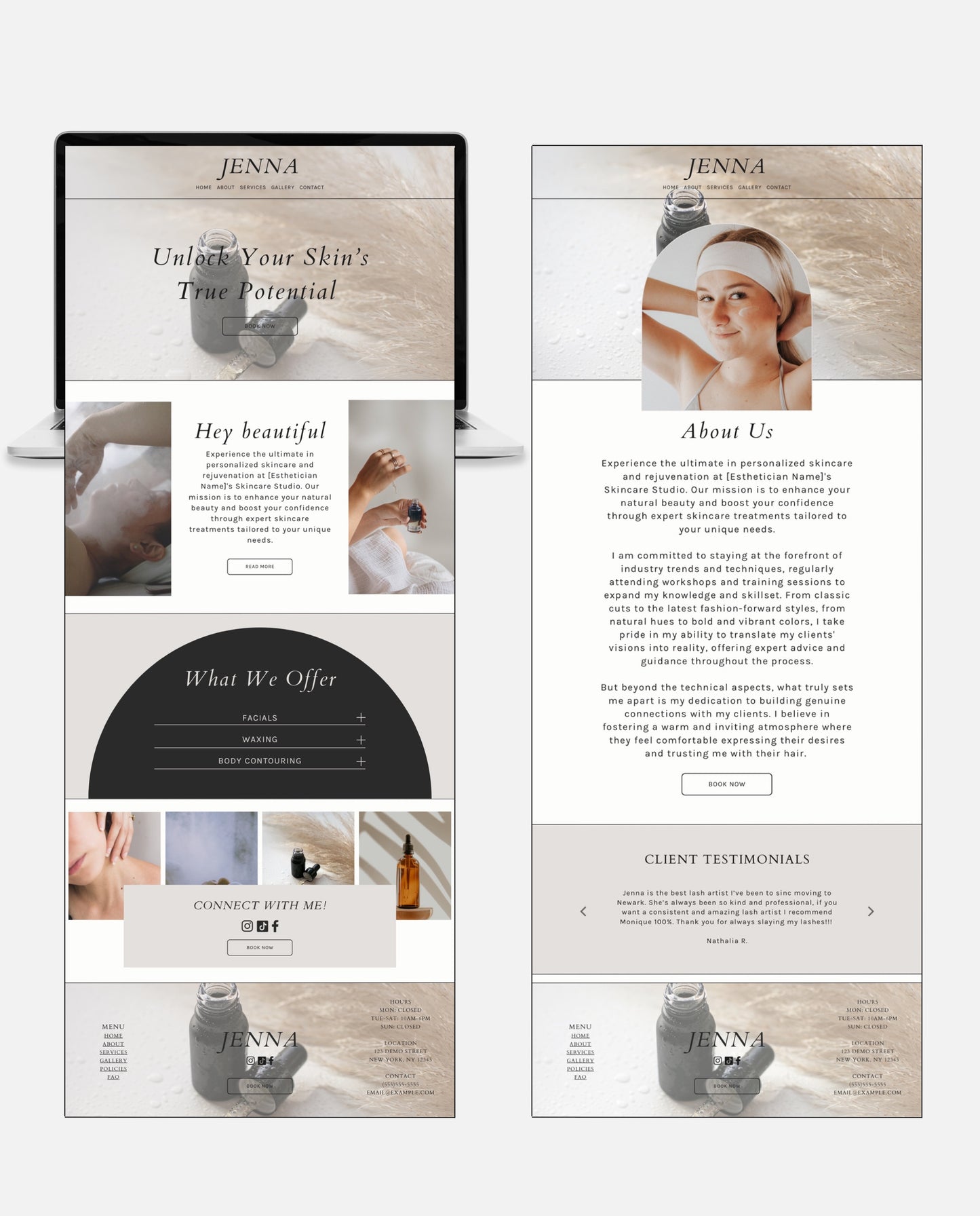 CUSTOM SQUARESPACE WEBSITE