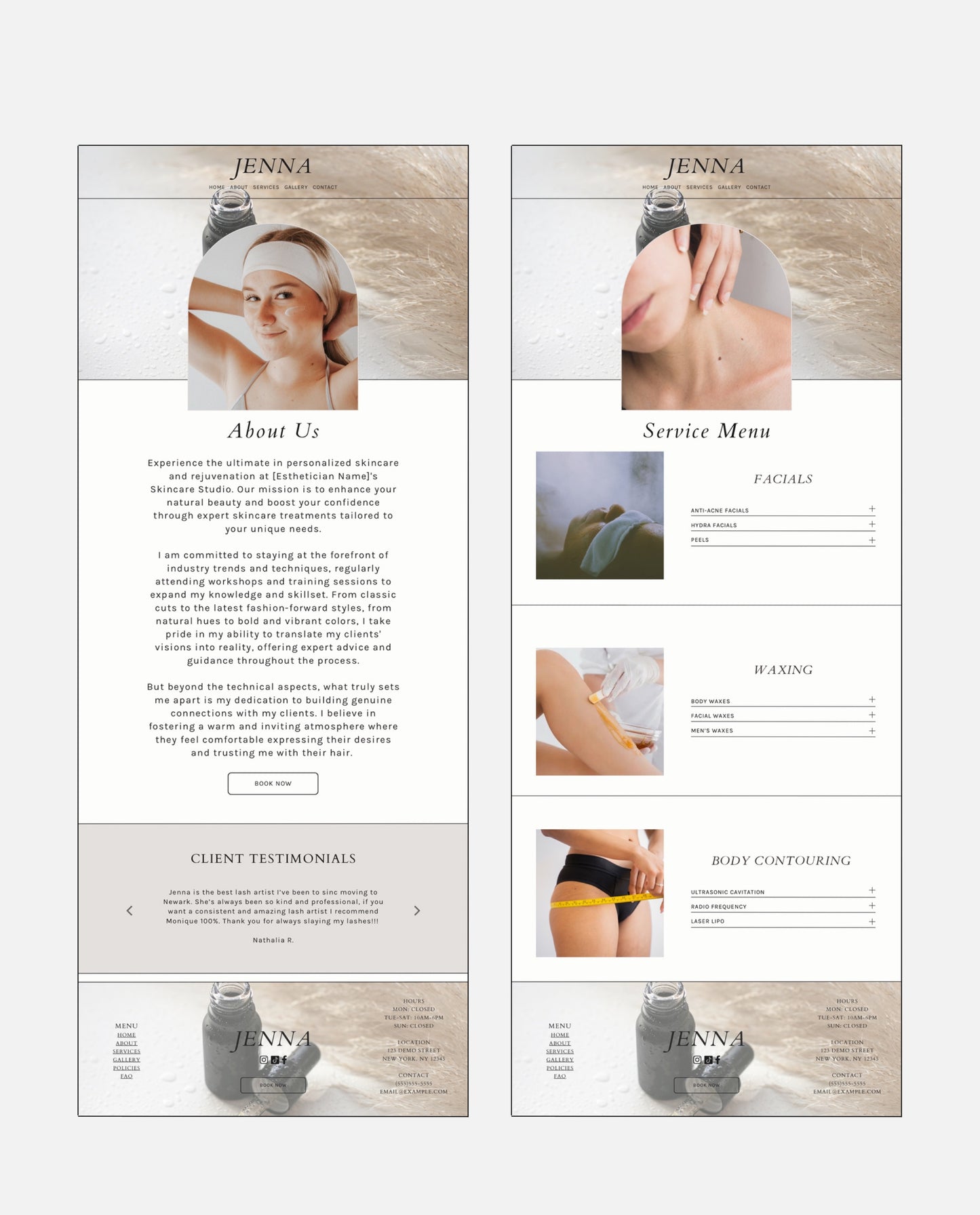 CUSTOM SQUARESPACE WEBSITE